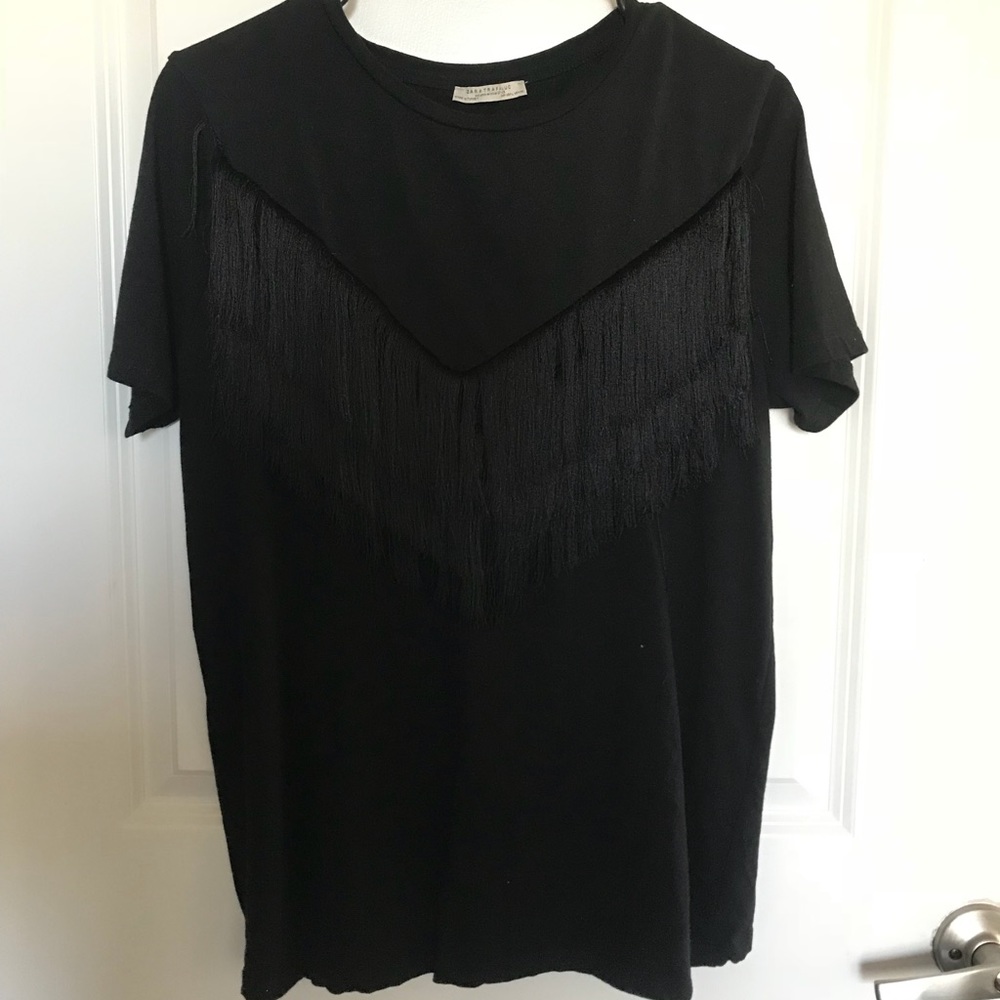High Fashion European Tasseled Top